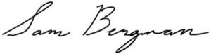 Sam Bergman signature