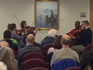 Apple Hill String Quartet at Keene State College library
