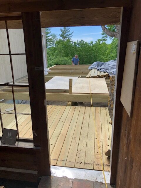 Richard Building The New Deck