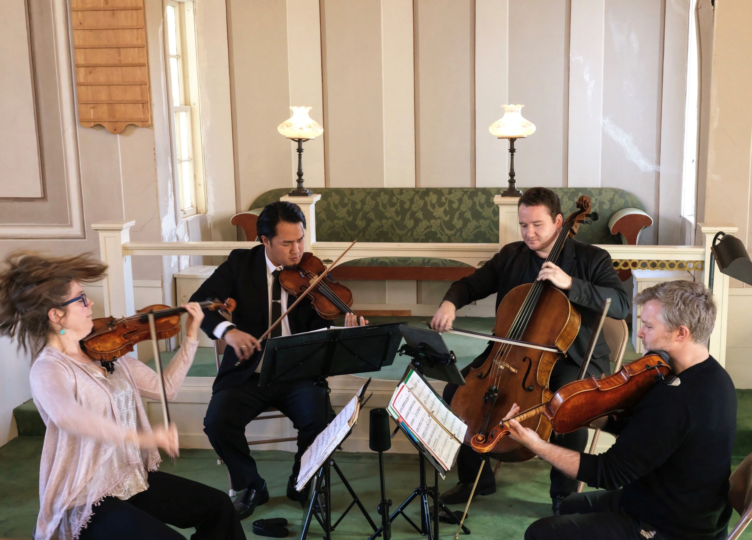 Apple Hill String Quartet photo by Peter Roos