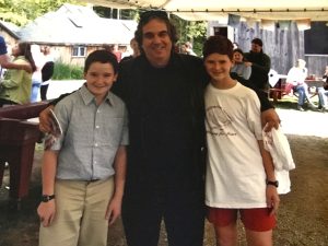 Jacob MacKay and his twin brother with Eric Stumacher Summer 2007